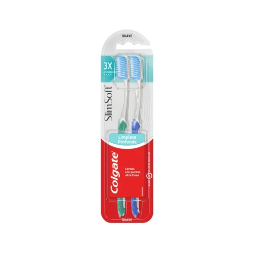 CEPILLO COLGATE LIMPIE/PROFUNDA SUAVE X 2