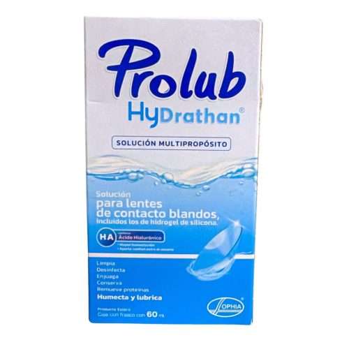 PROLUB HYDRATHAN SOLUCION LENTES BLANDOS X 60 ML
