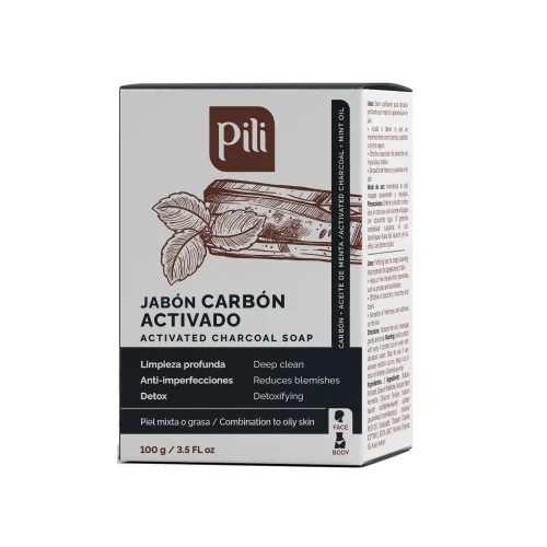 JABON CARBON ACTIVADO X 100 GR