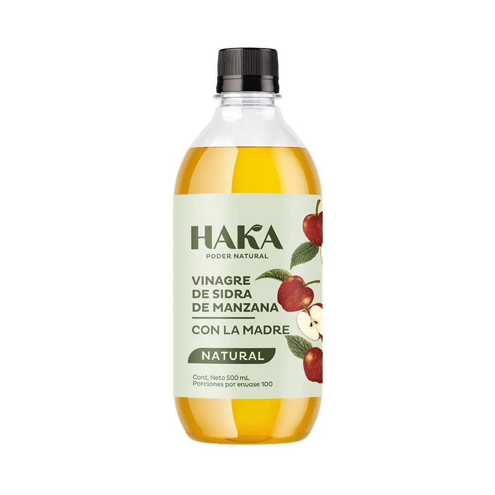 VINAGRE DE MANZANA HAKA X 500 ML