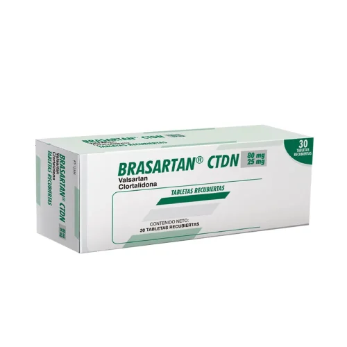 BRASARTAN CTDN 80 MG/25 MG X 30 TABLETAS RECUBIERTAS