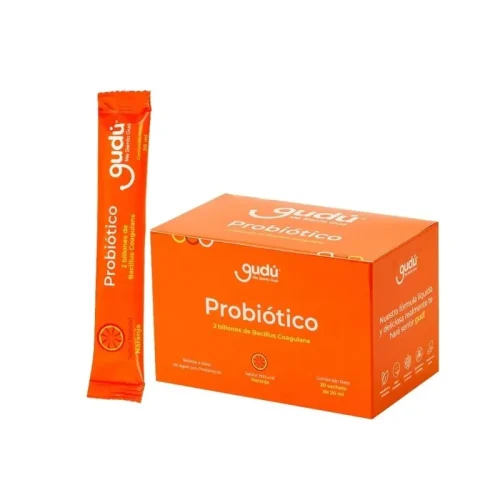 PROBIOTICOS (GUDU) SABOR NARANJA X 30 SACHETS 20ML