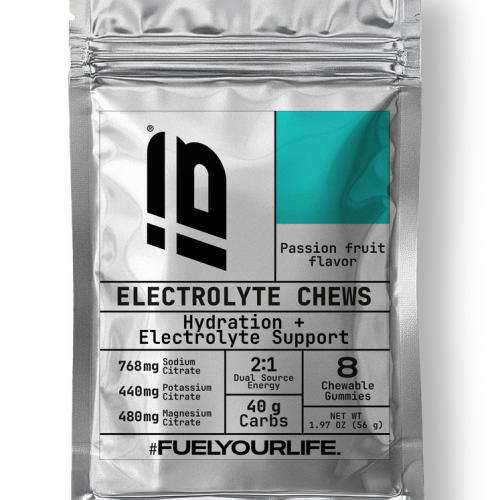 IB ELECTROLYTE CHEWS X 8 GUMMIES (PASSION FRUIT)