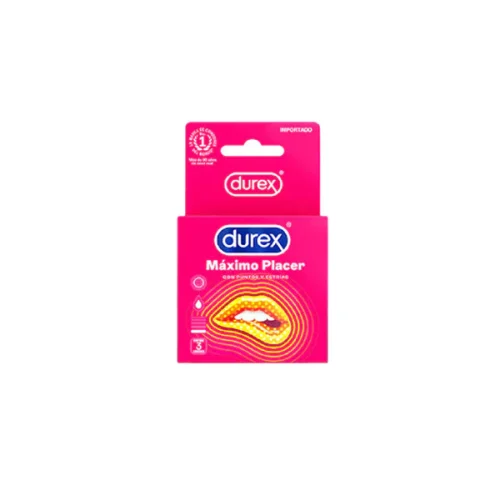 DUREX MAXIMO PLACER X 3 UNIDADES