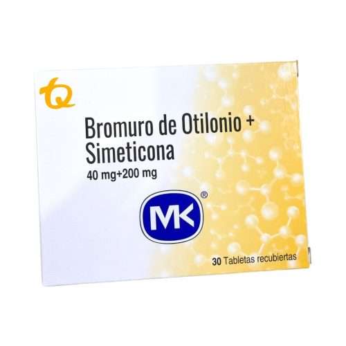 BROMURO DE OTILONIO/SIMETICONA 40 MG+200 MG