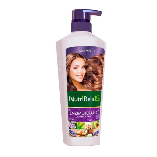 NUTRIBELA 15 SHAMPOO ENZIMOTERAPIA X  400 ML