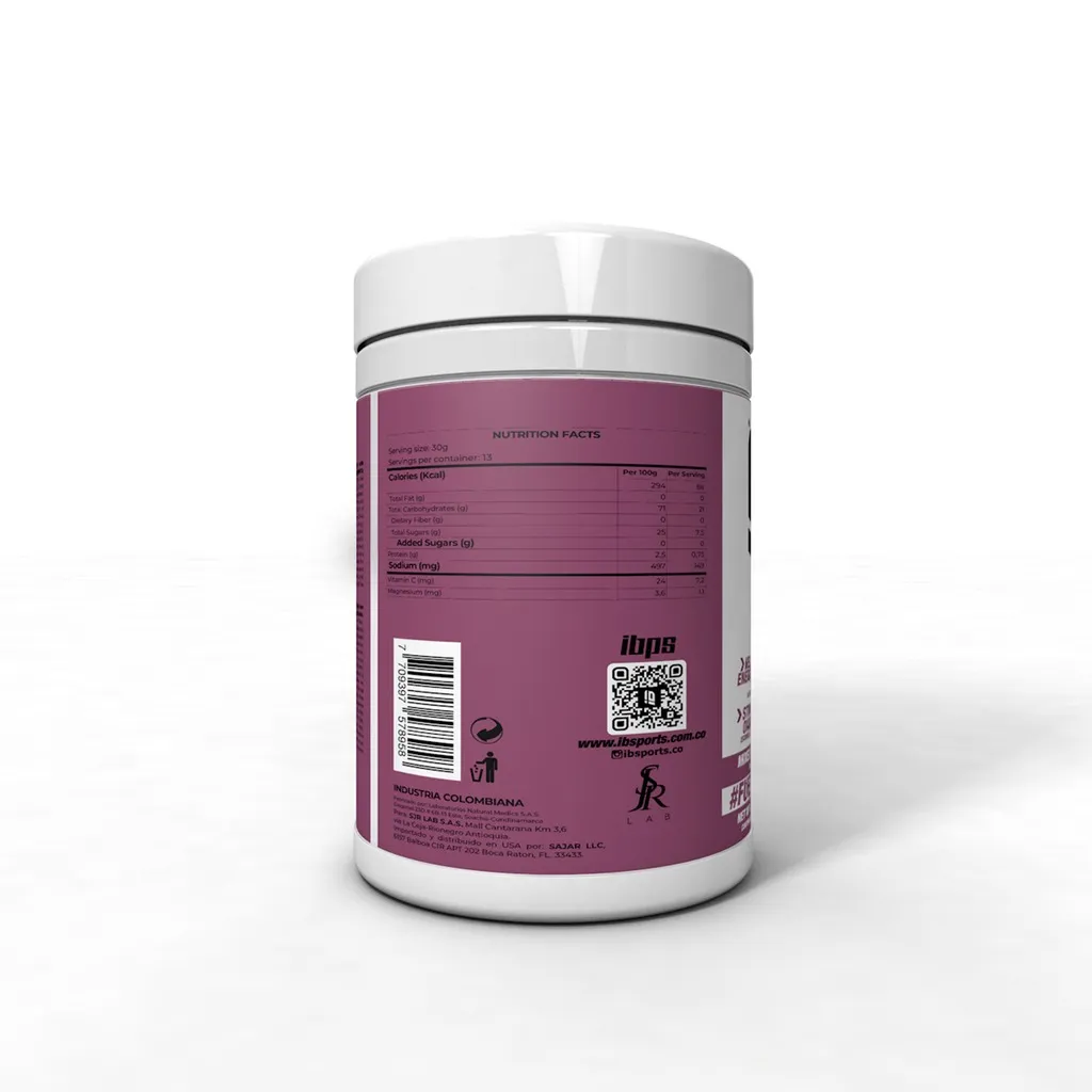 NITROFORCE IBSPORTS WORKOUT EN POLVO X 400 G - Image 2