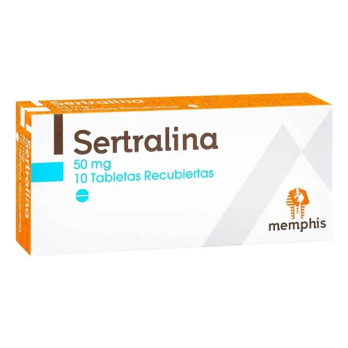 SERTRALINA 50MG X 10 TABLETAS RECUBIERTAS